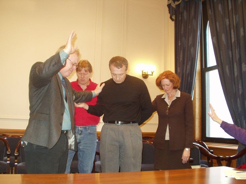 Praying together at the Capitol
